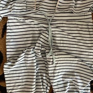 LL Bean Striped Pajama Set